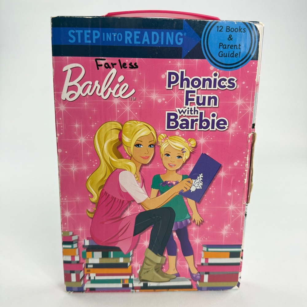 Barbie Phonics Fun Step into Reading 12 Book Set Random House 2010 9780375859441